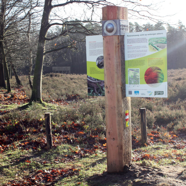 groot informatiepaneel archeologisch Verhaal van Ede